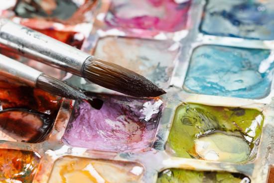 Cours aquarelle adultes palette